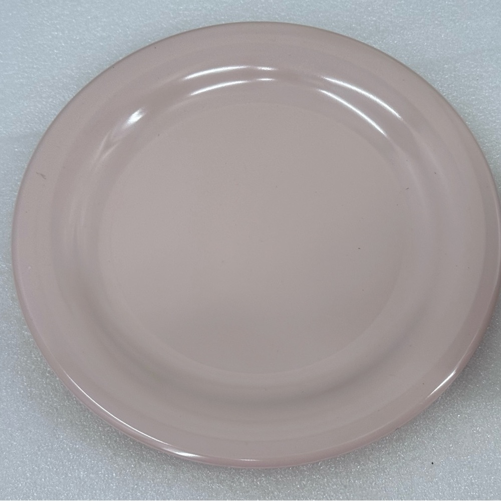 VINTAGE 4 Pcs TUPPERWARE MELAMINE DISH SET  Pink Plate Bowl Coffee Drink Cup - Picture 6 of 14